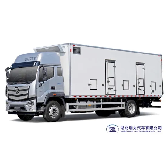 Refrigerator 4*2 Capacity Light Freezer Fish Vegetable Transport Box Refrigerator Truck Ice Cream Van Mobile Food Cooling Trucks