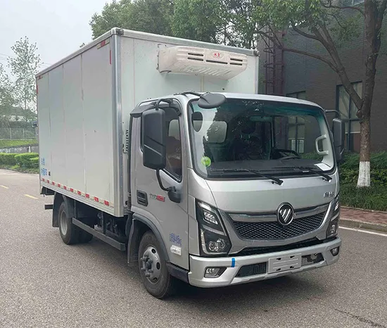 Foton Rhd 1.5ton Icecream Refrigerated Van Freezer Refrigerator Box Transportation Delivery Truck